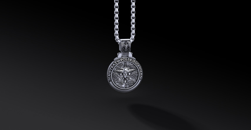 Medalik Sił Powietrznych RP – personalizowany (Ag925) Medalik Sił Powietrznych RP – personalizowany (Ag925)
