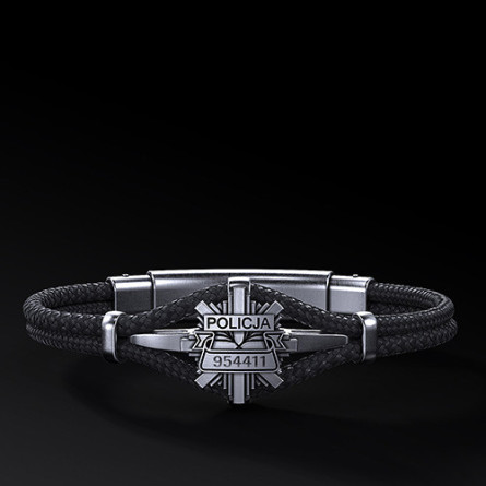 Bransoleta Polar Cord Policja I ENIGMA Jubiler