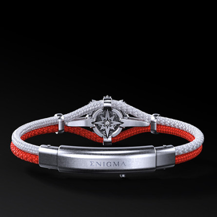 Bransoleta Polar Cord Godło Polski I ENIGMA Jubiler