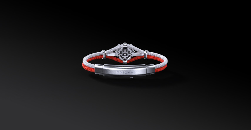 Bransoleta Polar Cord Godło Polski I ENIGMA Jubiler