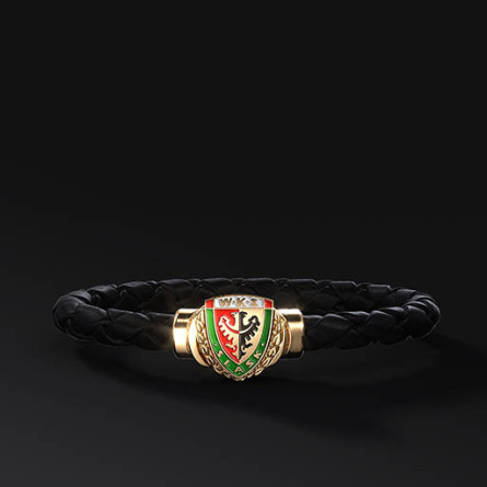 Bransoleta WKS Interlock Black Gold | Enigma Jubiler