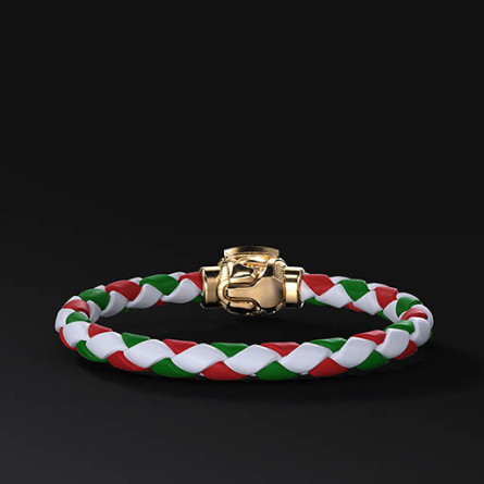 Bransoleta WKS Interlock Color Gold | Enigma Jubiler