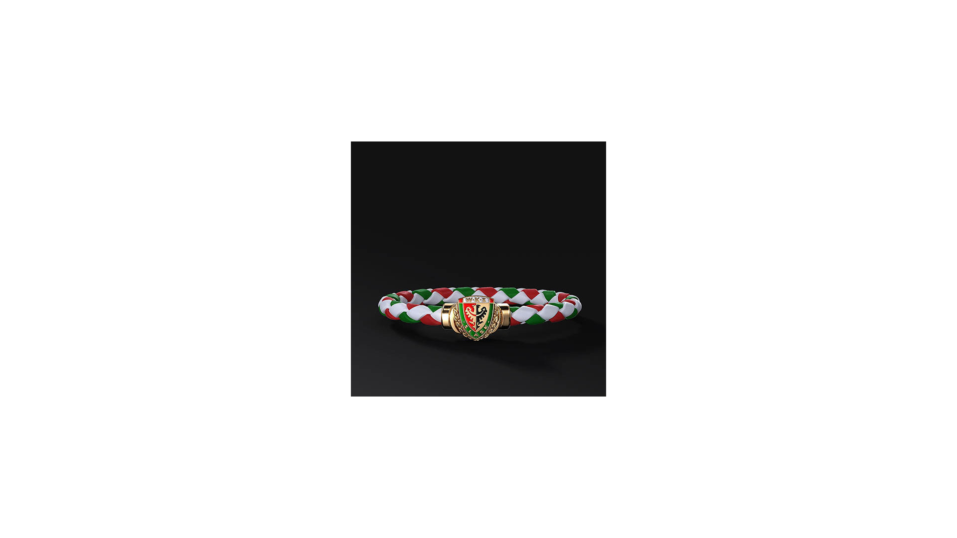 Bransoleta WKS Interlock Color Gold | Enigma Jubiler