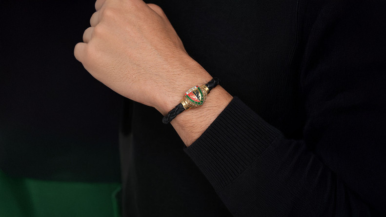 Bransoleta WKS Interlock Black Gold | Enigma Jubiler Bransoleta WKS Interlock Black Gold | Enigma Jubiler