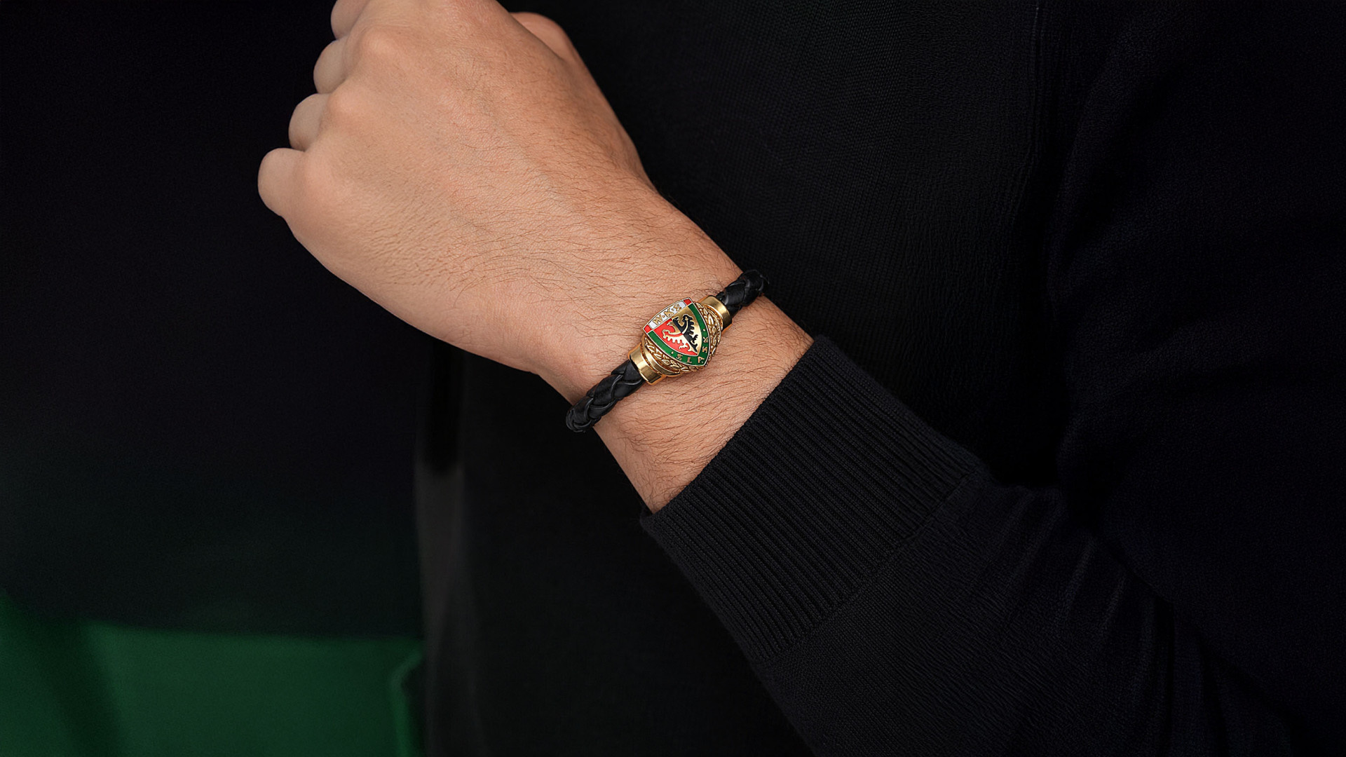 Bransoleta WKS Interlock Black Gold | Enigma Jubiler Bransoleta WKS Interlock Black Gold | Enigma Jubiler