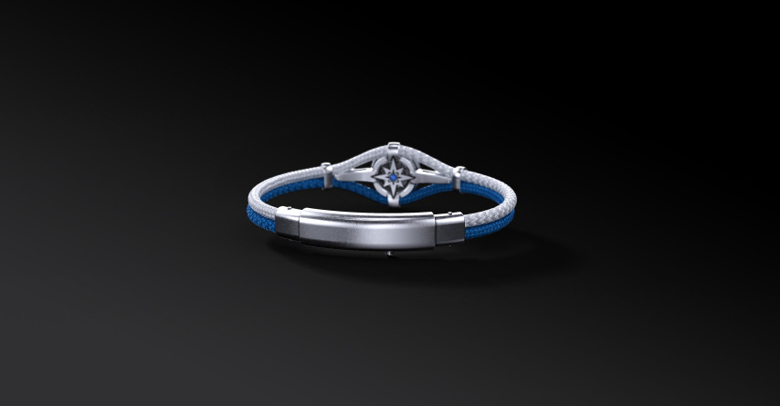 Bransoleta WOPR Polar Cord – kompas, lina | Enigma Bransoleta WOPR Polar Cord – kompas, lina | Enigma