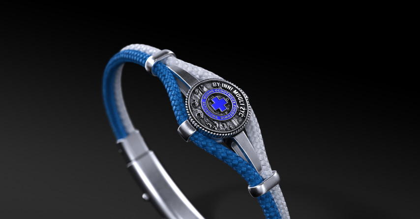 Bransoleta WOPR Polar Cord – kompas, lina | Enigma Bransoleta WOPR Polar Cord – kompas, lina | Enigma