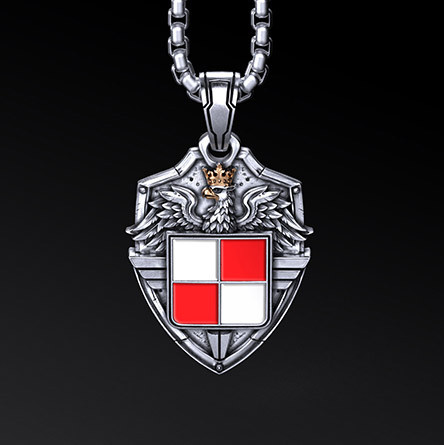 Zawieszka SCUTUM CAELI | Szachownica lotnicza ENIGMA
