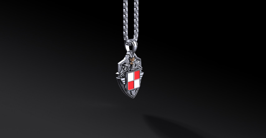 Zawieszka SCUTUM CAELI | Szachownica lotnicza ENIGMA Zawieszka SCUTUM CAELI | Szachownica lotnicza ENIGMA