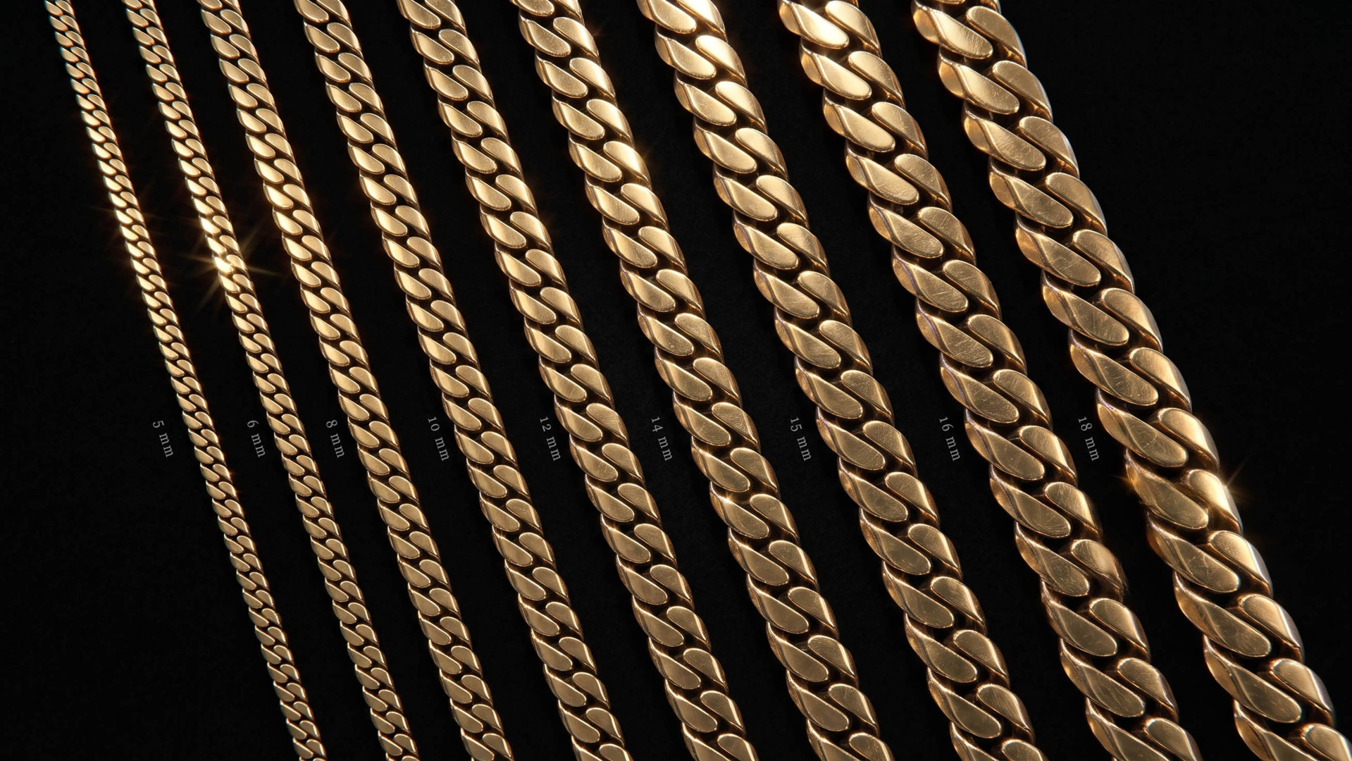 Łańcuch Miami Cuban 13 mm – lite złoto Au585 | Enigma Jubiler