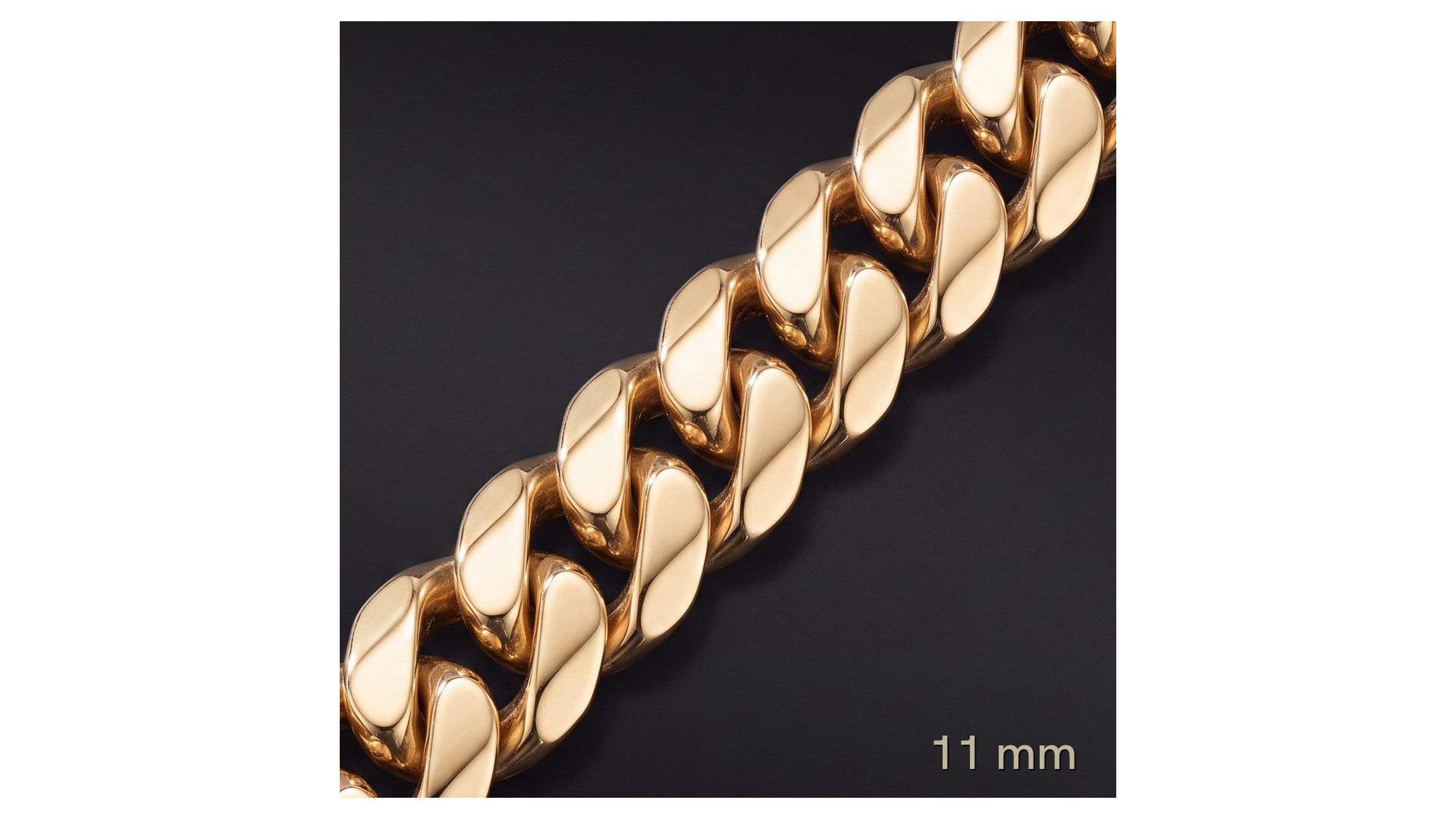 Łańcuch Miami Cuban 11 mm – lite złoto Au585 | Enigma Jubiler