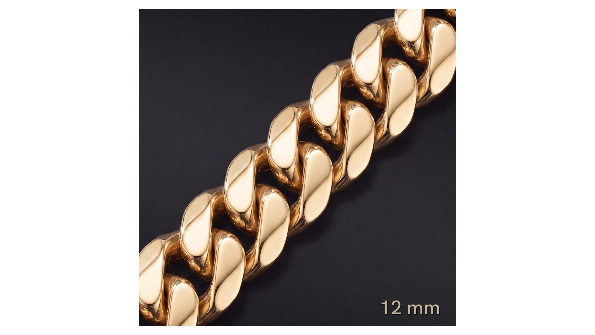 Łańcuch Miami Cuban 12 mm – lite złoto Au585 | Enigma Jubiler
