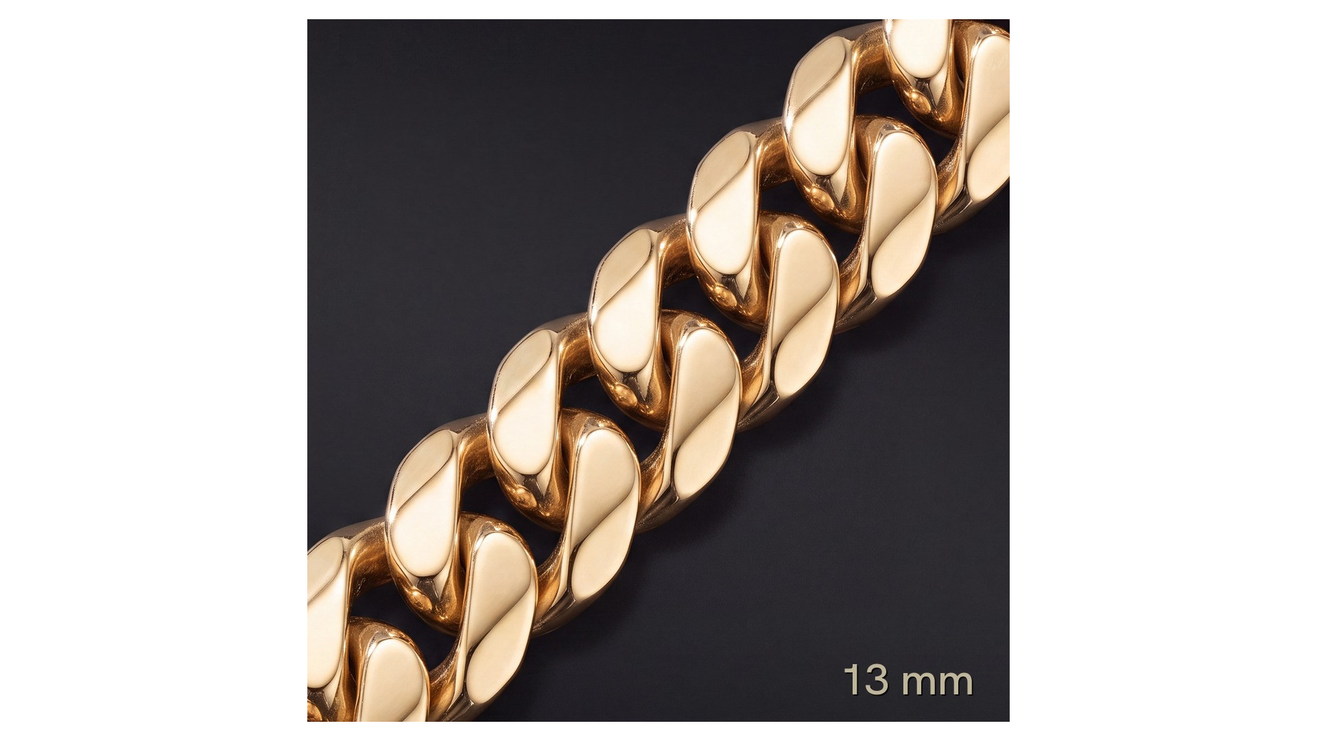 Łańcuch Miami Cuban 13 mm – lite złoto Au585 | Enigma Jubiler