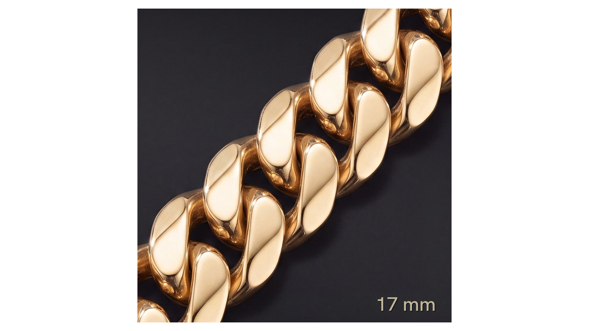 Łańcuch Miami Cuban 17 mm – lite złoto Au585 | Enigma Jubiler