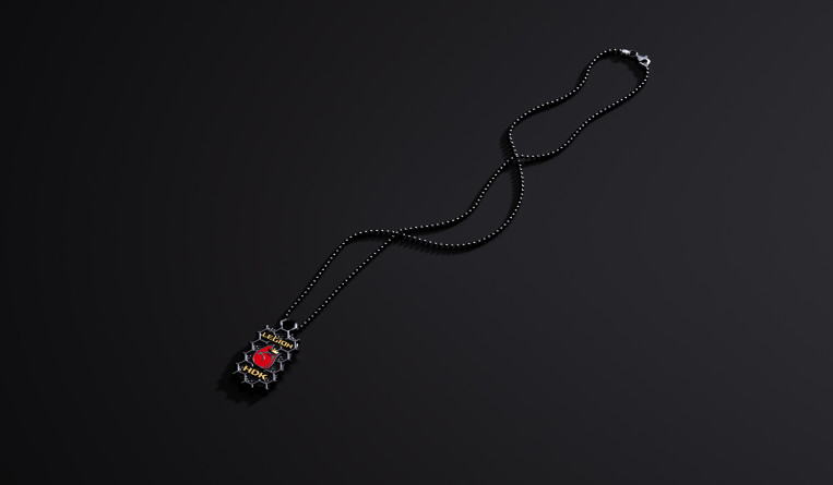 Nieśmiertelnik dedykowany Honorowym Dawcom Krwi klubu LEGION HDK (rodowany) I ENIGMA Jubiler