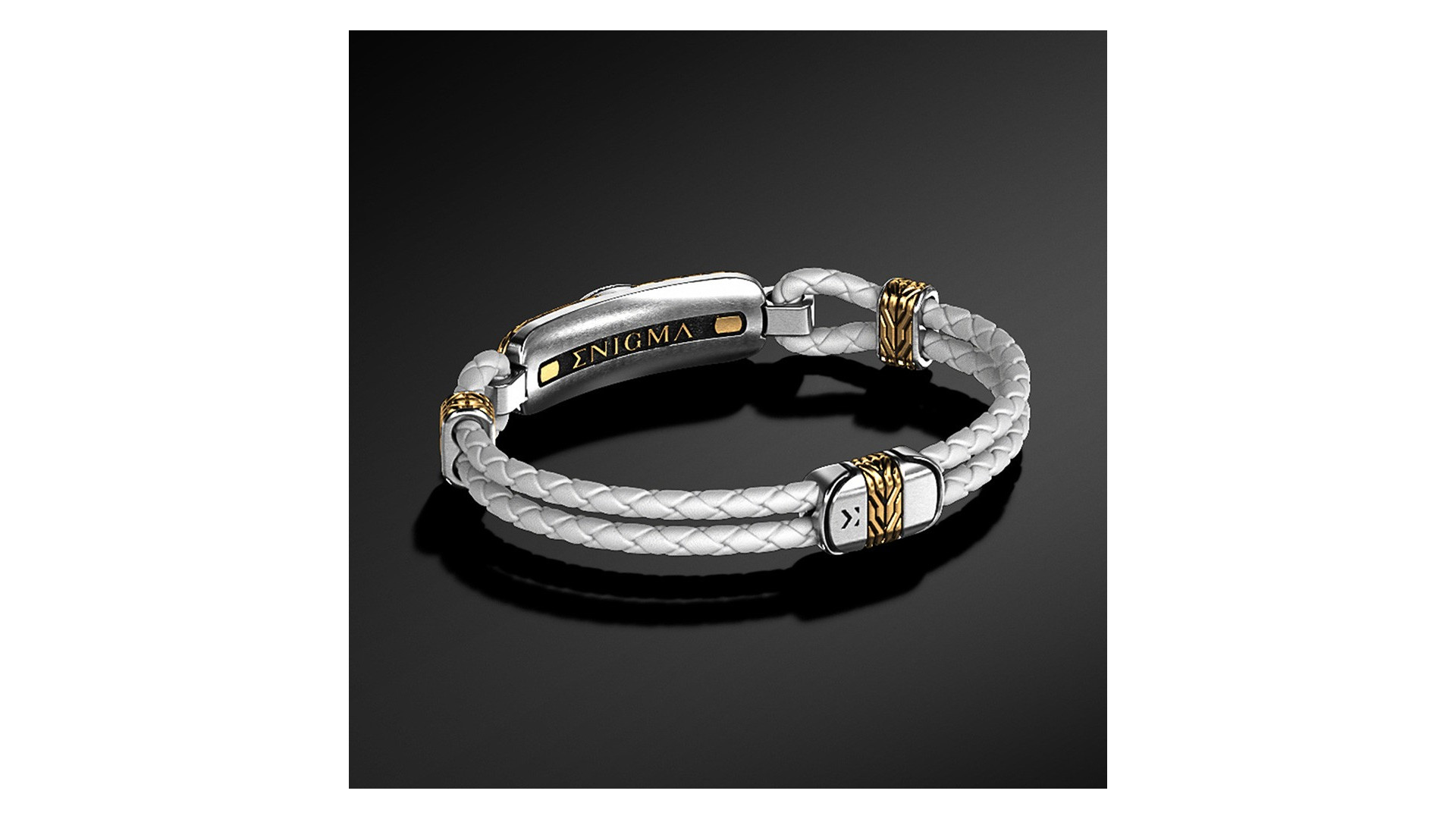 Bransoleta "Cushion" Gold (Srebro Vermeil)