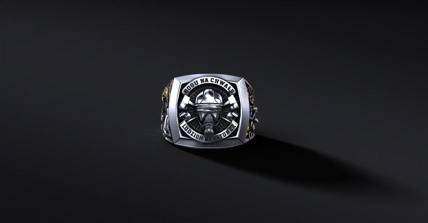 Sygnet Strażacki  "Shield" Ag925 I ENIGMA Jubiler