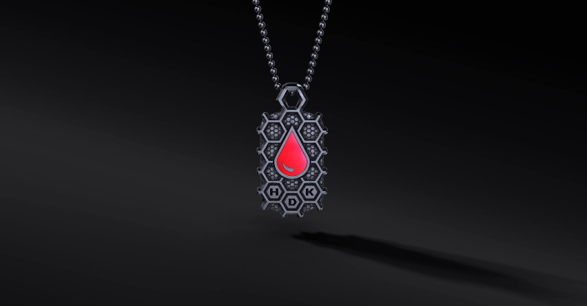 Nieśmiertelnik Honorowych Dawców Krwi (rodowany) I ENIGMA Jubiler