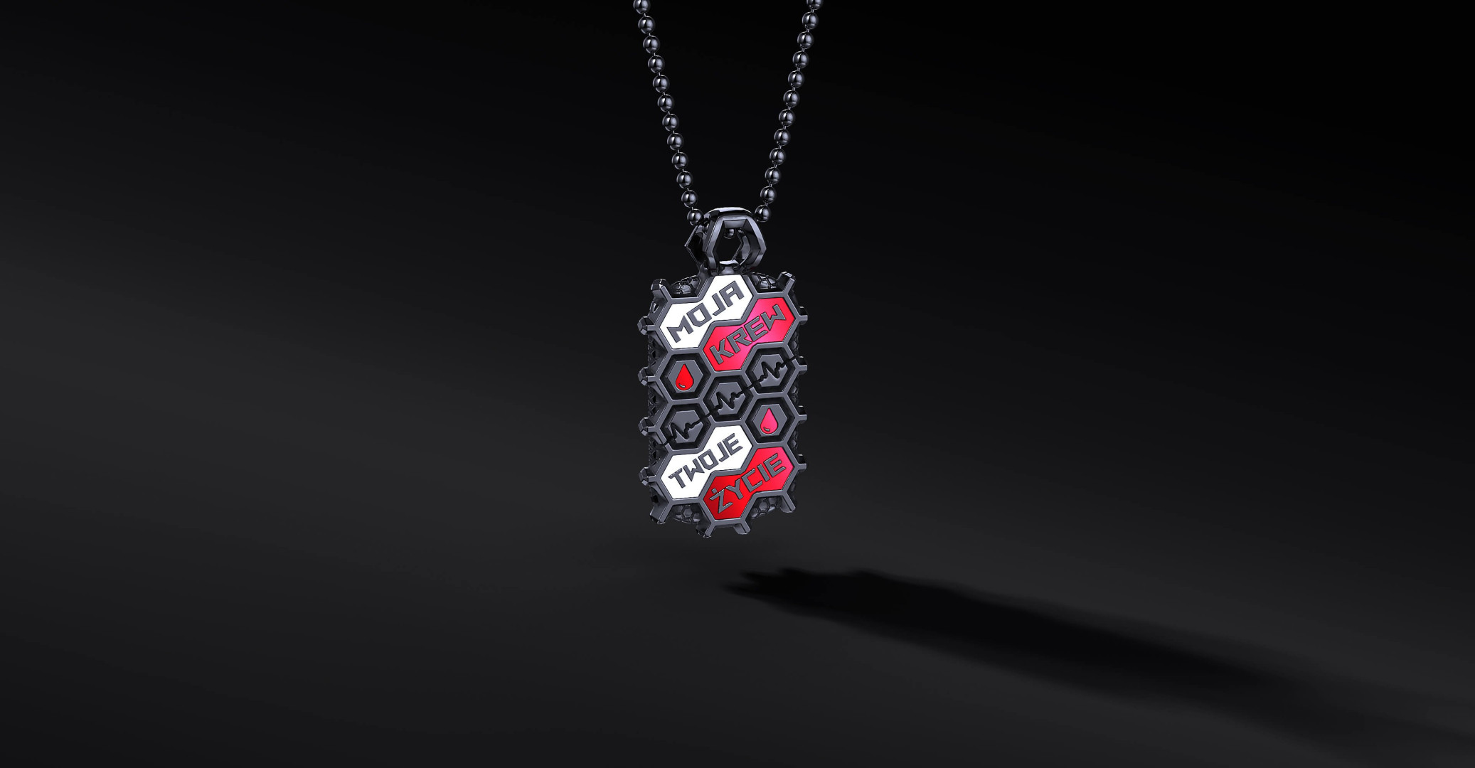 Nieśmiertelnik Honorowych Dawców Krwi (rodowany) I ENIGMA Jubiler