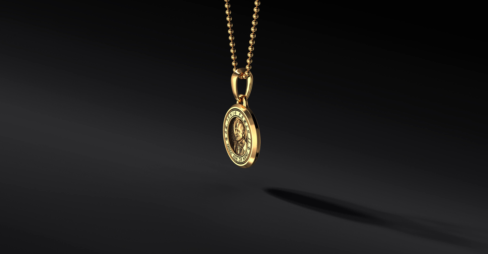 Złoty Medalik z Janem Pawłem II I ENIGMA Jubiler Złoty Medalik z Janem Pawłem II I ENIGMA Jubiler