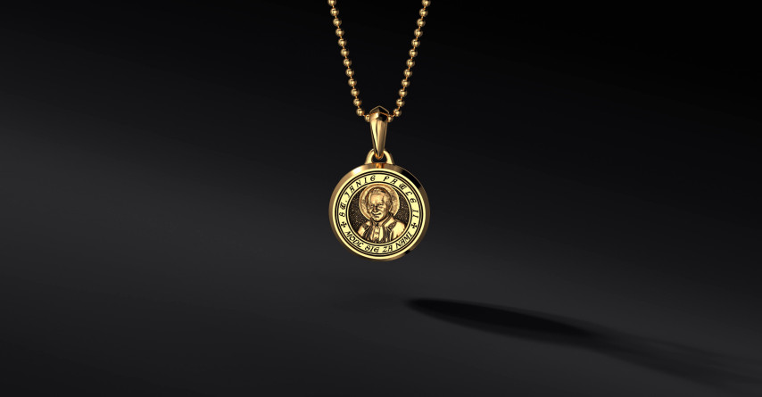 Złoty Medalik z Janem Pawłem II I ENIGMA Jubiler Złoty Medalik z Janem Pawłem II I ENIGMA Jubiler