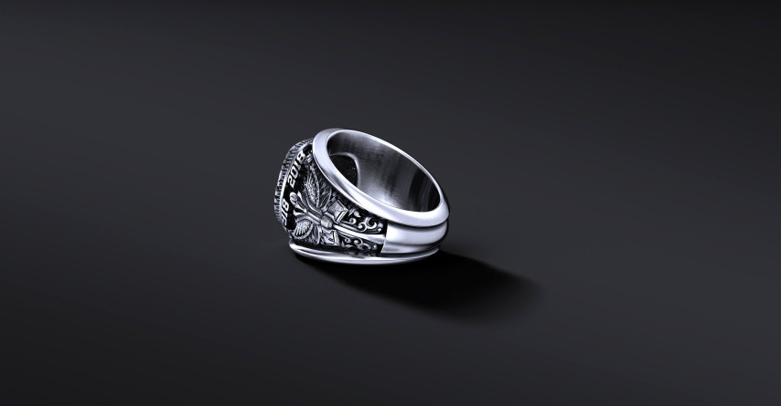 Sygnet wojskowy SERIA "100" Siły Powietrzne (wersja srebrna) I ENIGMA   I ENIGMA Jubiler