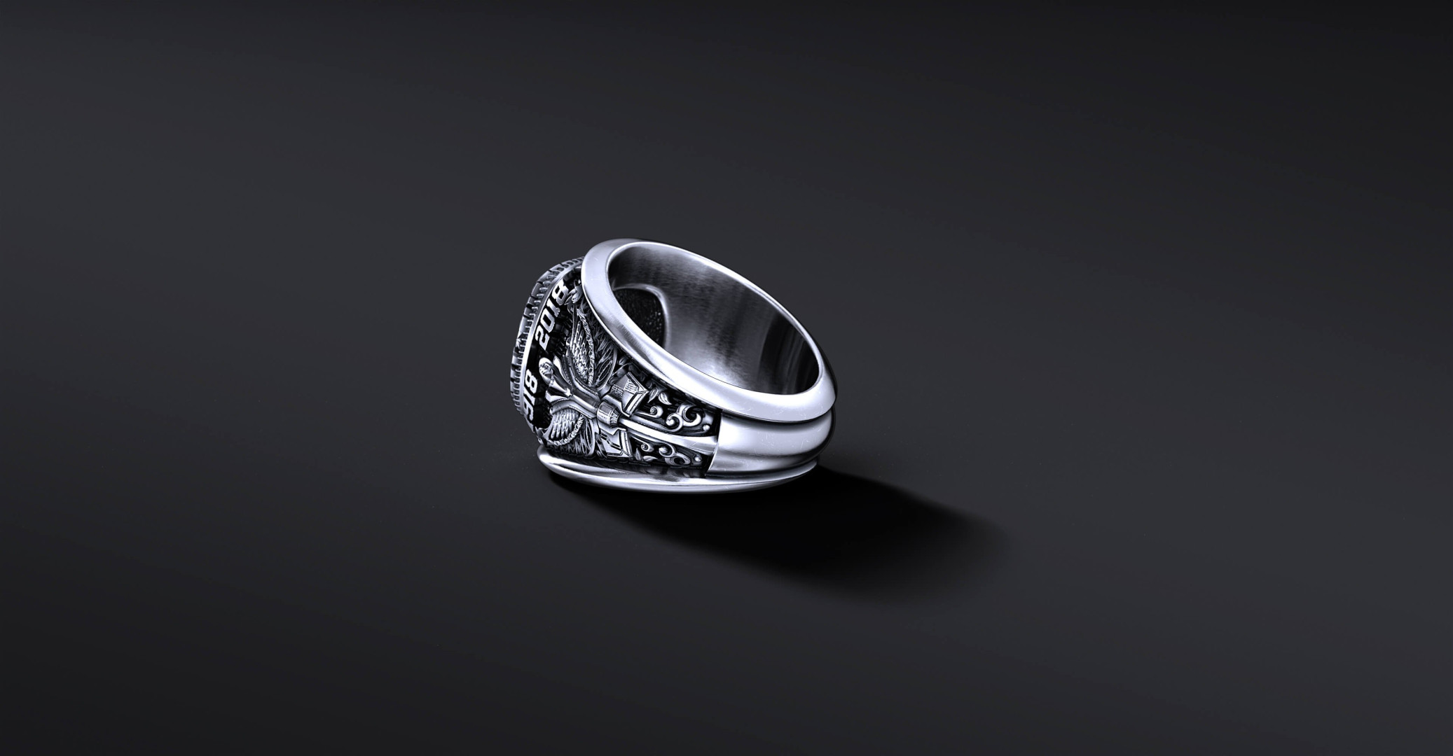 Sygnet wojskowy SERIA "100" Siły Powietrzne (wersja srebrna) I ENIGMA   I ENIGMA Jubiler