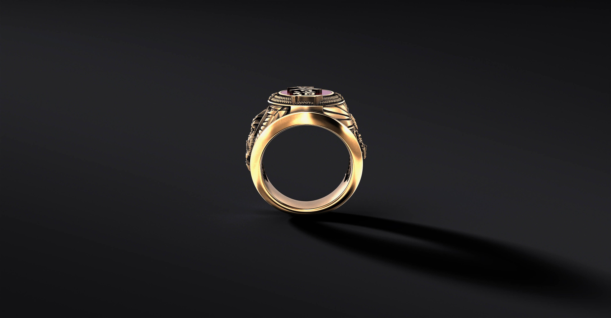 Sygnet Iaido Au 14k  I Sklep ENIGMA   I ENIGMA Jubiler