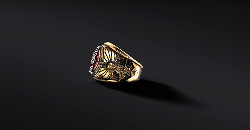 Sygnet Iaido Au 14k  I Sklep ENIGMA   I ENIGMA Jubiler