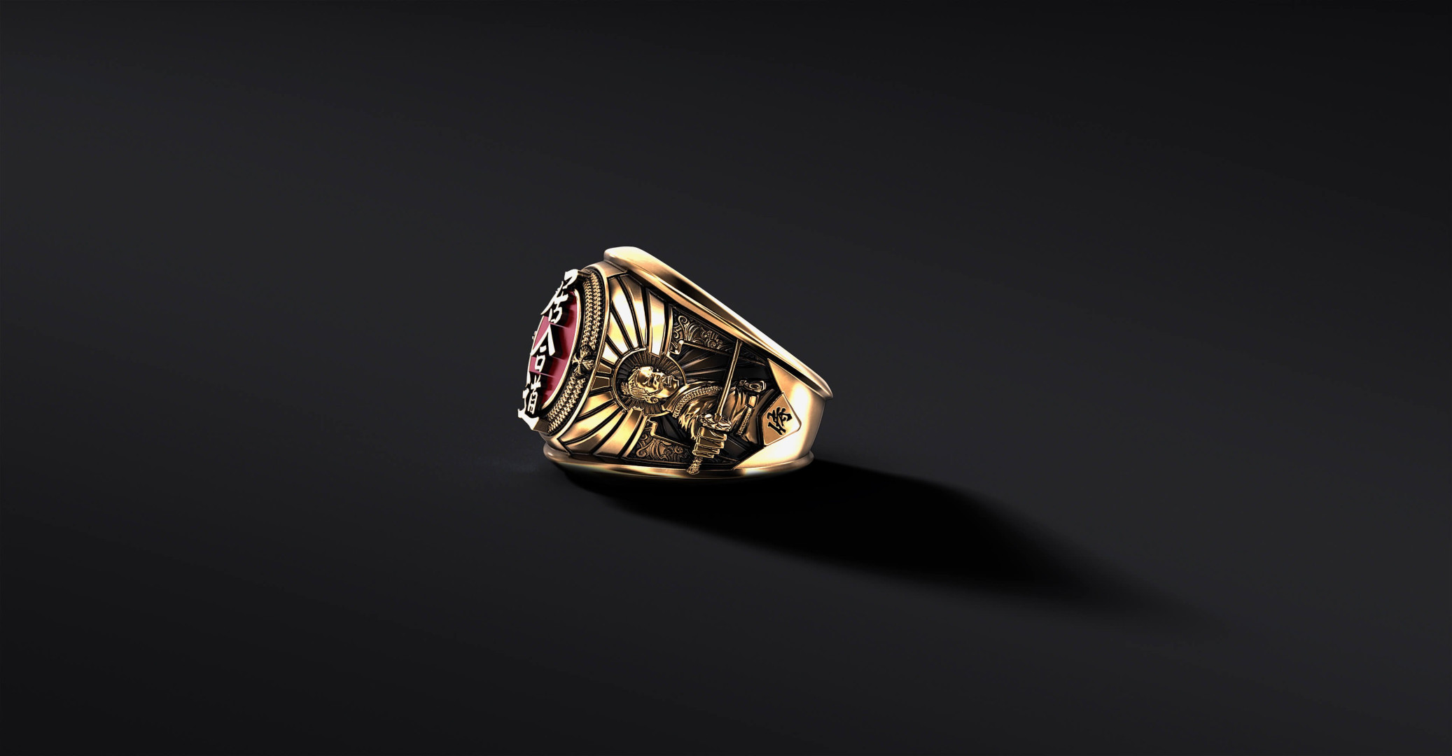 Sygnet Iaido Au 14k  I Sklep ENIGMA   I ENIGMA Jubiler