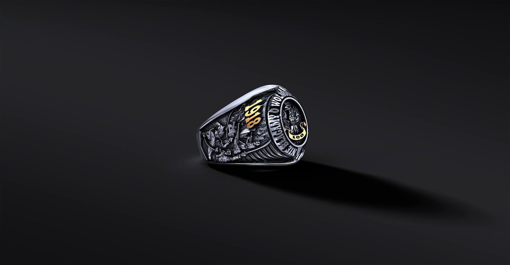 Srebrny Sygnet Jubileuszowy "Independent" I ENIGMA Jubiler Srebrny Sygnet Jubileuszowy "Independent" I ENIGMA Jubiler