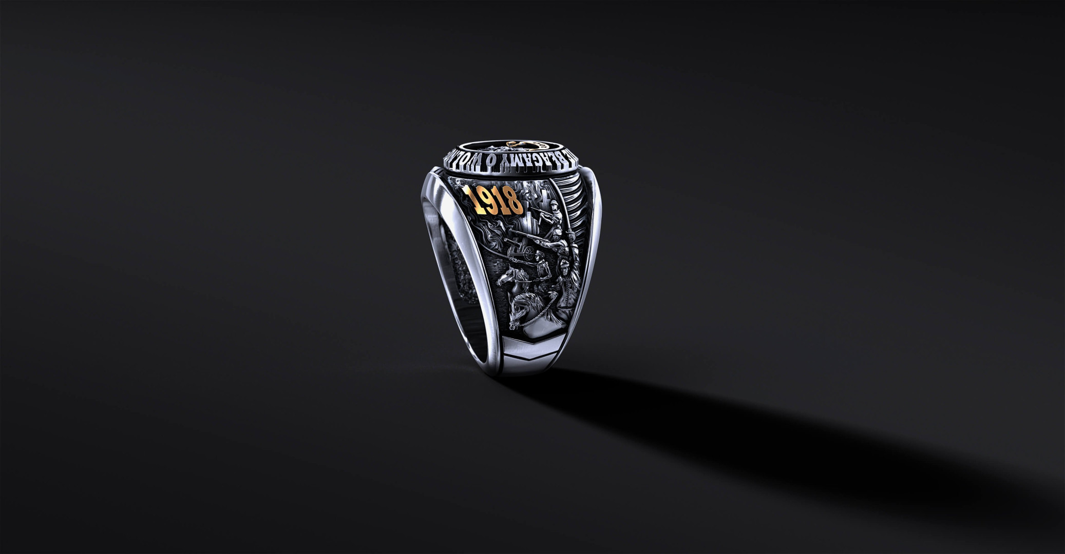 Srebrny Sygnet Jubileuszowy "Independent" I ENIGMA Jubiler Srebrny Sygnet Jubileuszowy "Independent" I ENIGMA Jubiler