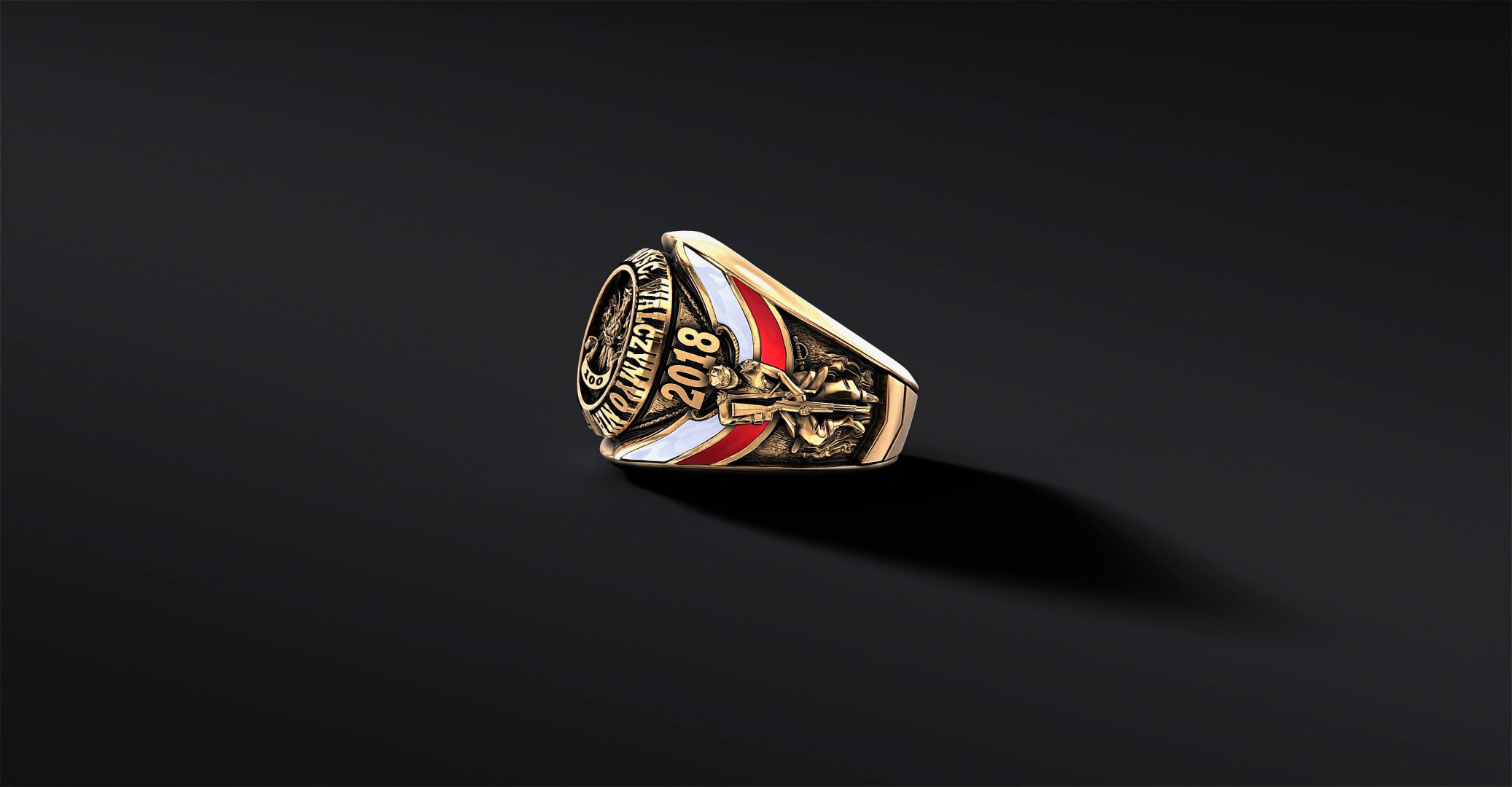 Pozłacany Sygnet Jubileuszowy "Independent" I ENIGMA Jubiler