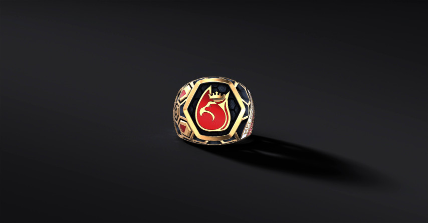 Sygnet dedykowany Honorwym Dawcom Krwi klubu LEGION HDK (pozłacany)   I ENIGMA Jubiler