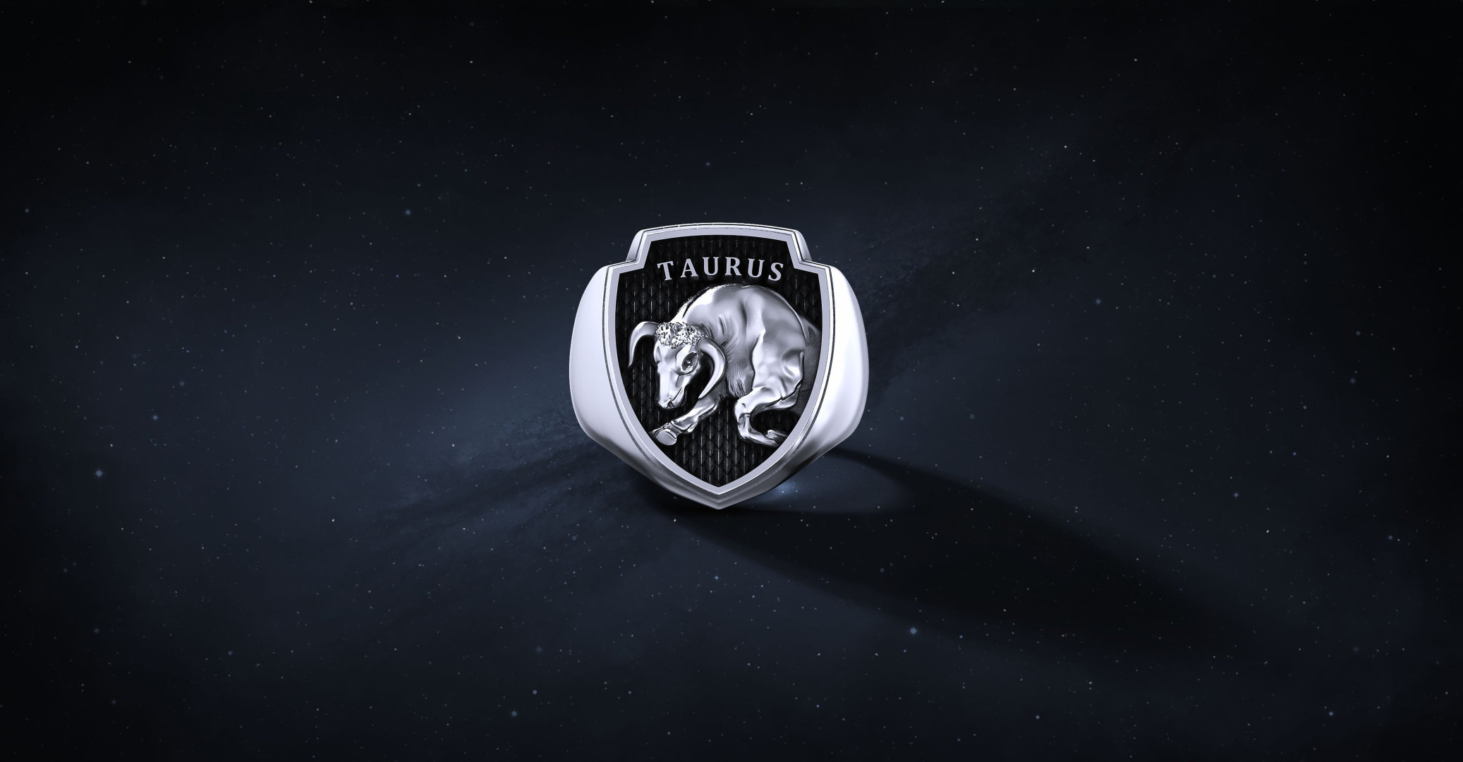 Sygnet Shield "Taurus" Ag925   I ENIGMA Jubiler
