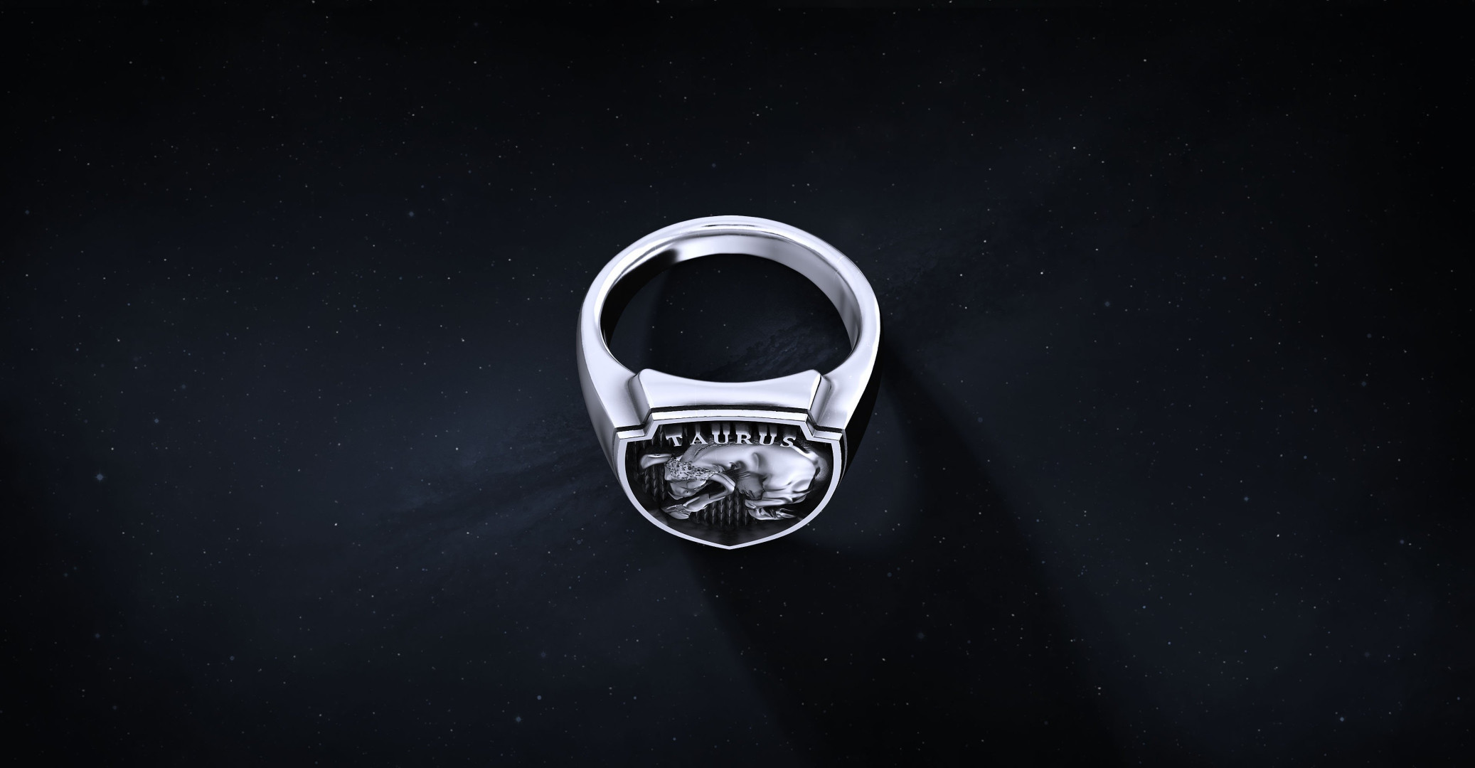 Sygnet Shield "Taurus" Ag925   I ENIGMA Jubiler