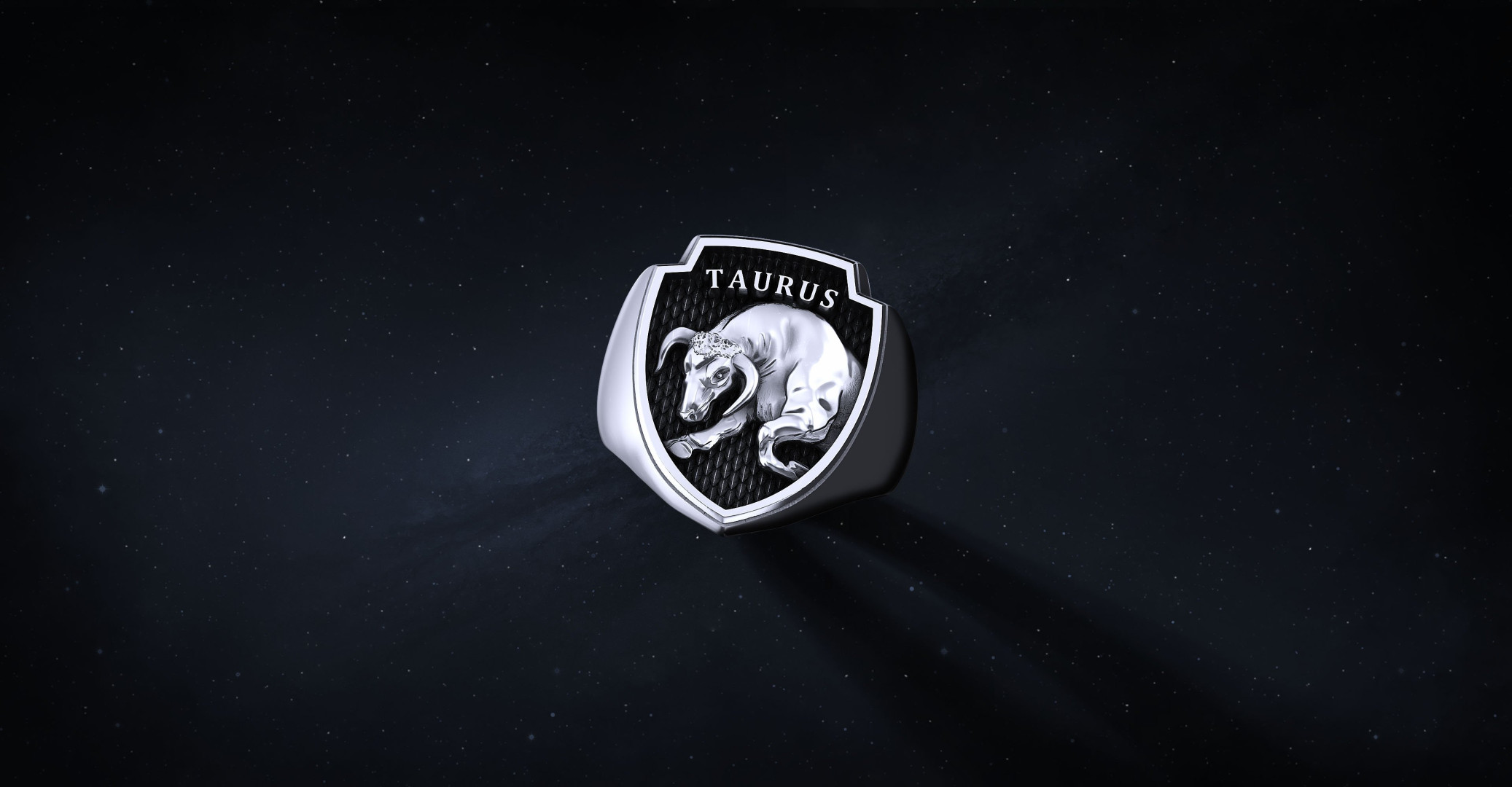 Sygnet Shield "Taurus" Ag925   I ENIGMA Jubiler
