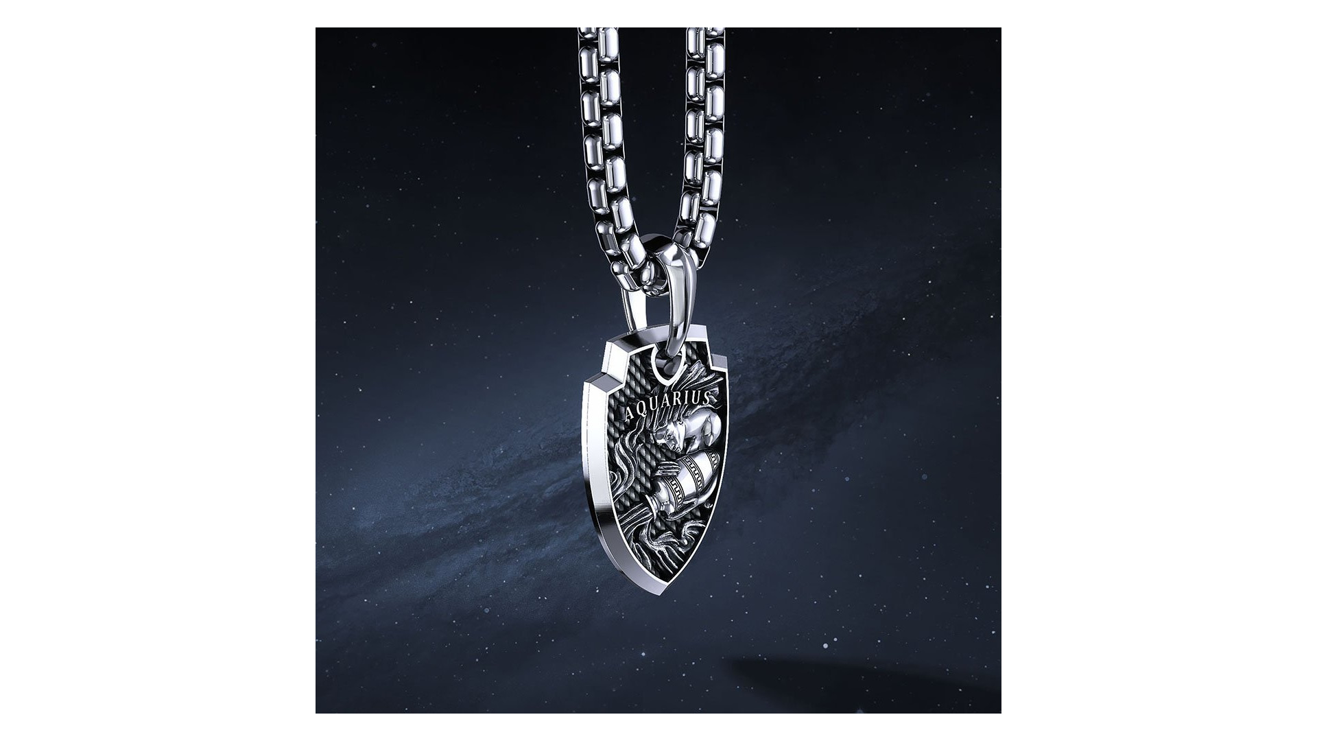 Medalik "Aquarius" Ag925  I ENIGMA Jubiler
