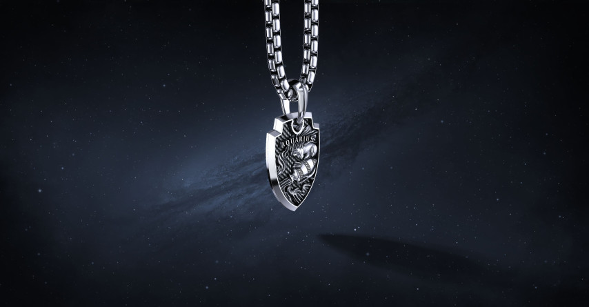 Medalik "Aquarius" Ag925  I ENIGMA Jubiler
