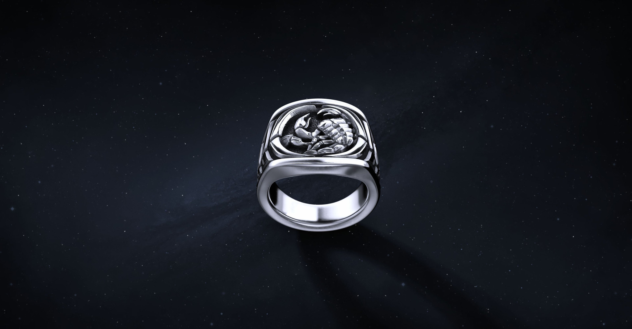 Sygnet Zodiac "Skorpion" Ag925   I ENIGMA Jubiler