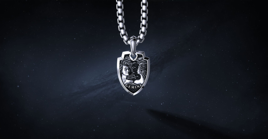 Medalik "Gemini" Ag925 I ENIGMA Jubiler Medalik "Gemini" Ag925 I ENIGMA Jubiler