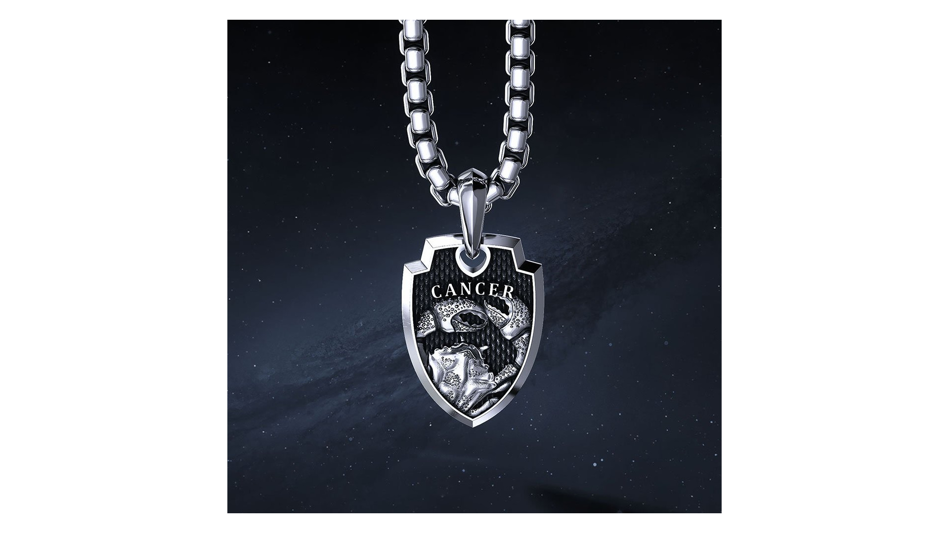 Medalik "Cancer" Ag925  I ENIGMA Jubiler