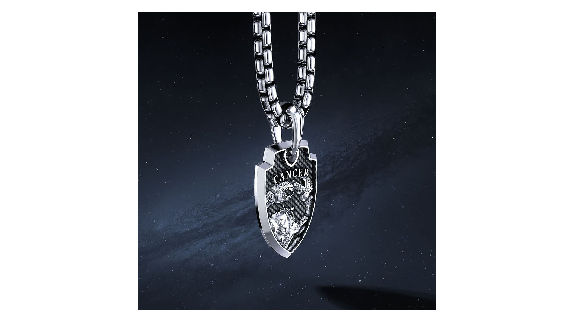 Medalik "Cancer" Ag925  I ENIGMA Jubiler