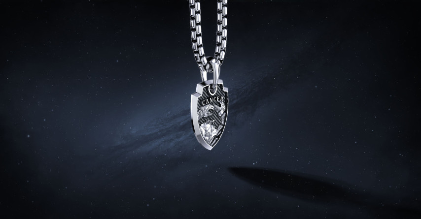 Medalik "Cancer" Ag925  I ENIGMA Jubiler