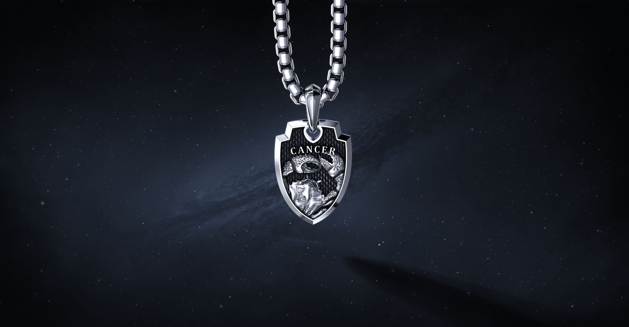 Medalik "Cancer" Ag925  I ENIGMA Jubiler