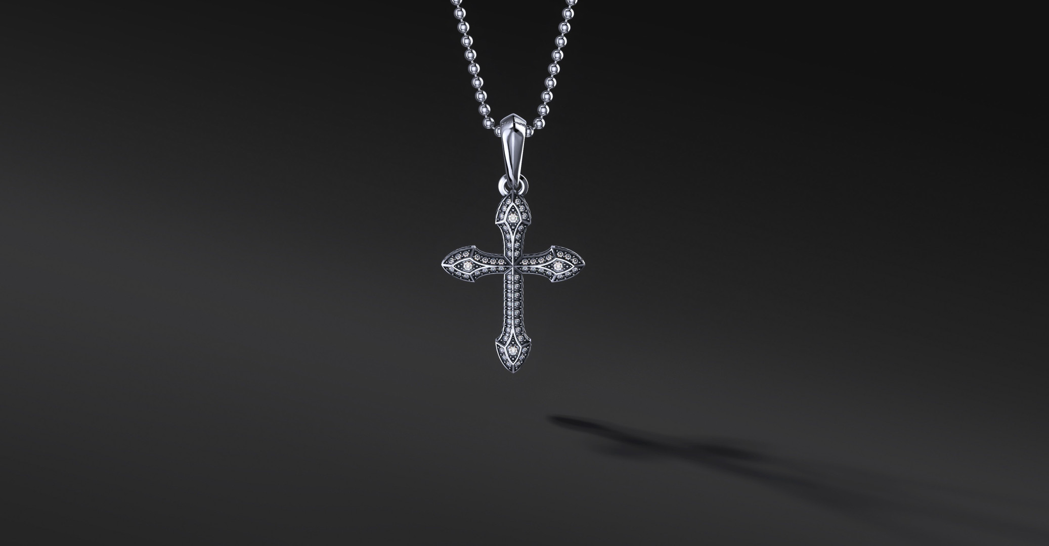 Krzyżyk Srebrny Męski "Artis" | Enigma Jubiler