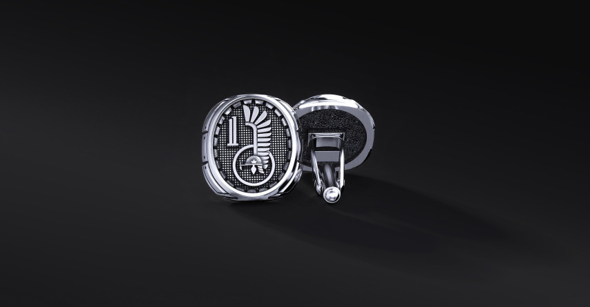 Spinki do Mankietów 11 Lubuskiej Dywizji Kawalerii Pancernej I ENIGMA Jubiler