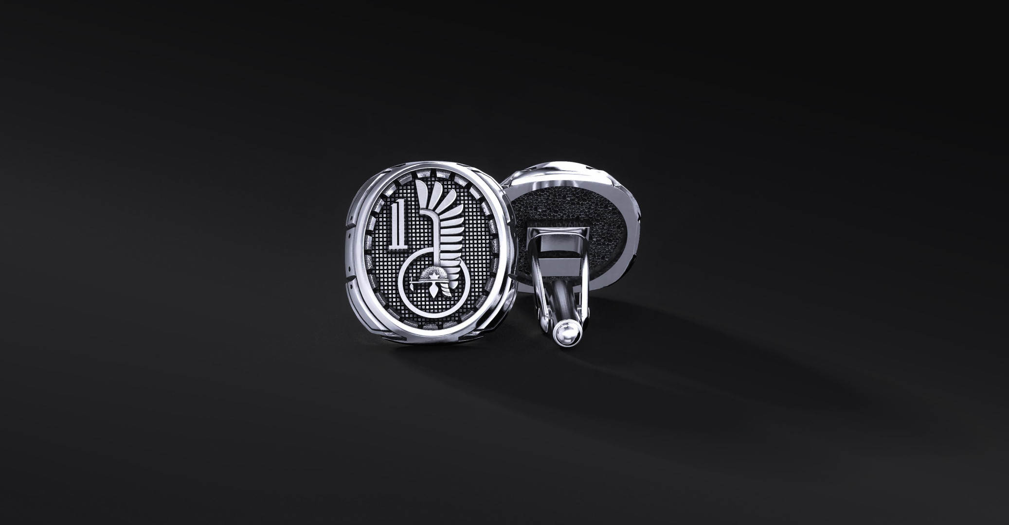 Spinki do Mankietów 11 Lubuskiej Dywizji Kawalerii Pancernej I ENIGMA Jubiler