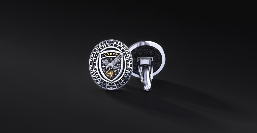 Spinki Centrum Operacji Cybernetycznych I ENIGMA Jubiler