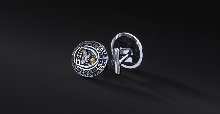 Spinki Centrum Operacji Cybernetycznych I ENIGMA Jubiler